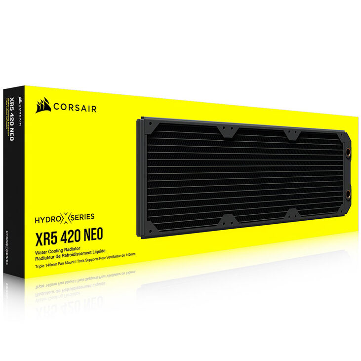 Corsair Hydro X Series XR5 420 NEO Radiator - black image number 6