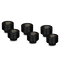 Thermal Grizzly DeltaMate Extender Fitting - MF10, black, pack of 6