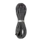 CableMod C-Series Pro ModMesh Bridged Connection Cable - 8+8-Pin PCIe, Carbon, 60cm
