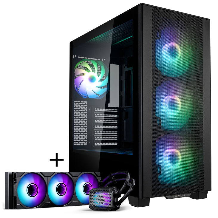 PHANTEKS XT Pro Ultra + Glacier One 360M25 Gen2 DRGB, 360mm, Bundle - black image number 0