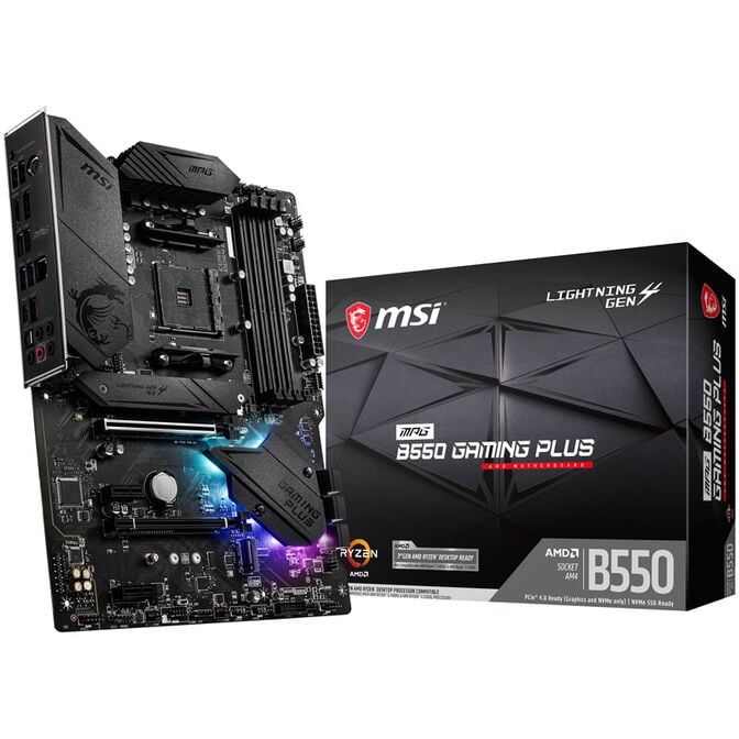MSI MPG B550 Gaming Plus, Socket AM4, AMD B550, ATX - DDR4 image number 0
