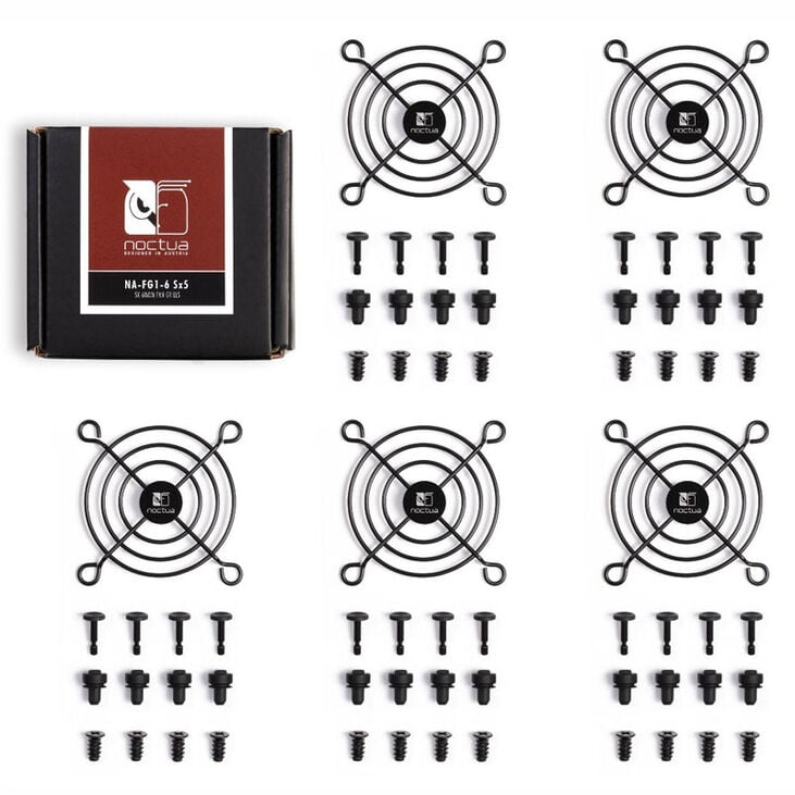 Noctua NA-FG1-6 Sx5 Lüftergitter, 60 mm - schwarz image number 0