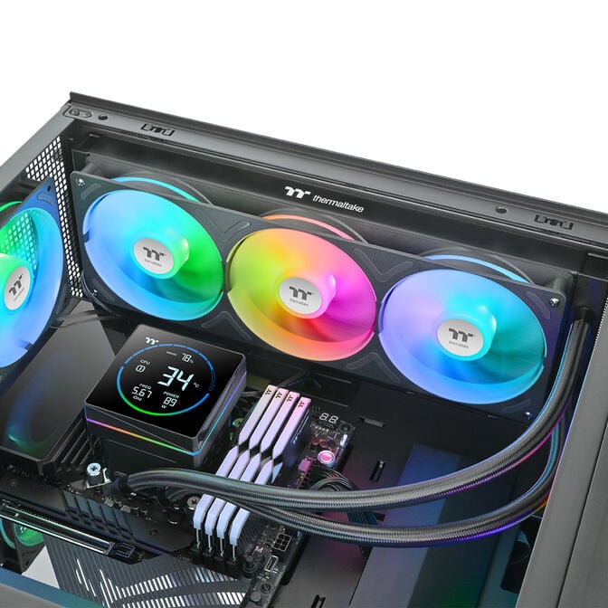 Thermaltake TH360-S V3 ARGB Sync AiO Water Cooling &ndash; black image number 2