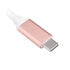 SilverStone SST-EP08P - USB 3.1 Typ-C Adapter auf HDMI/USB Type C/USB Type A - rosa image number null