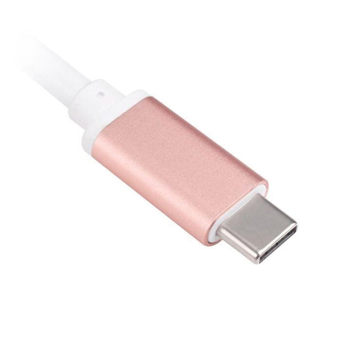 SilverStone SST-EP08P - USB 3.1 Typ-C Adapter auf HDMI/USB Type C/USB Type A - rosa image number 6