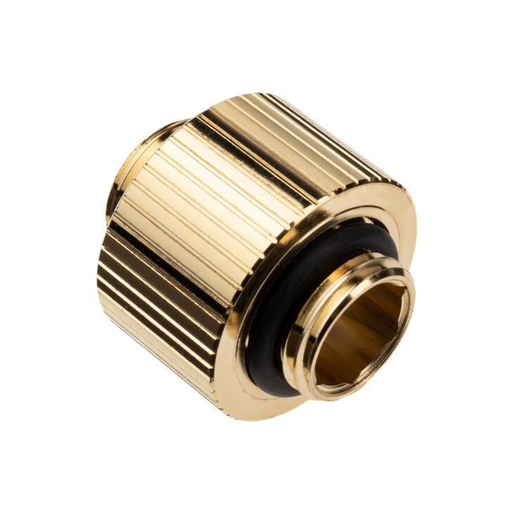 EK Water Blocks EK-Quantum Torque G1/4 Inch Extension Straight MM 14 - gold image number 0