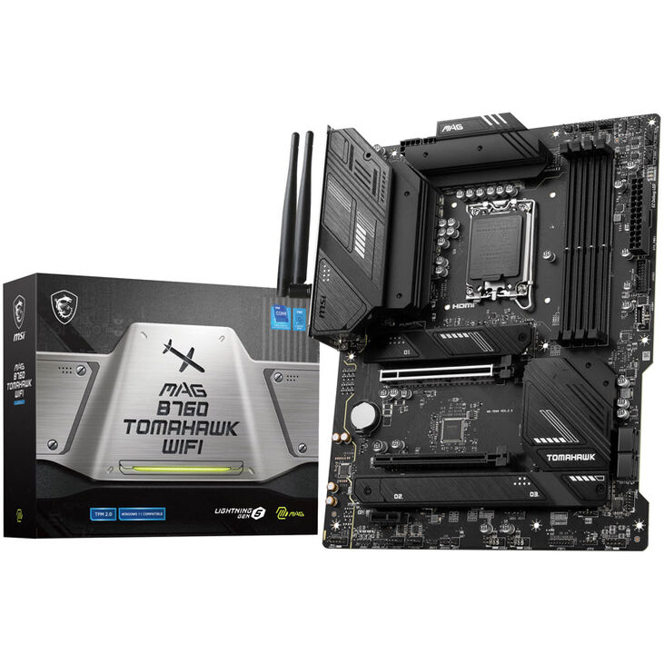 MSI MAG B760 Tomahawk WiFi, Sockel LGA 1700, Intel B670, ATX - DDR5 image number 0