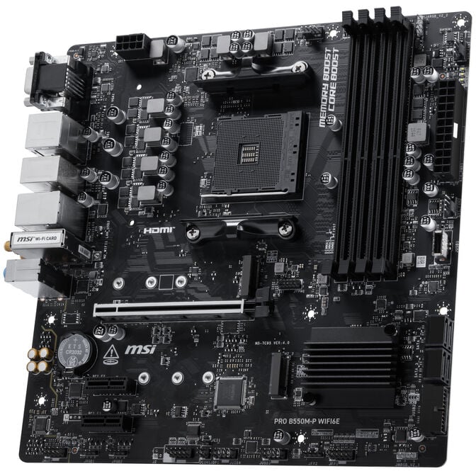 MSI Pro B550M-P WIFI6E, Sockel AM4, AMD B550, mATX, DDR4 image number 5