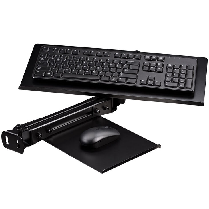Next Level Racing Elite Keyboard and Mouse Tray - Black Edition image number 1