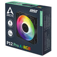 ARCTIC P12 Pro L&uuml;fter, PWM, ARGB - 120mm, schwarz image number null