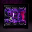 EK Water Blocks EK-Mana G2 PC-O11D EVO ARGB Distribution Plate, D5, D-RGB - Acrylic image number null