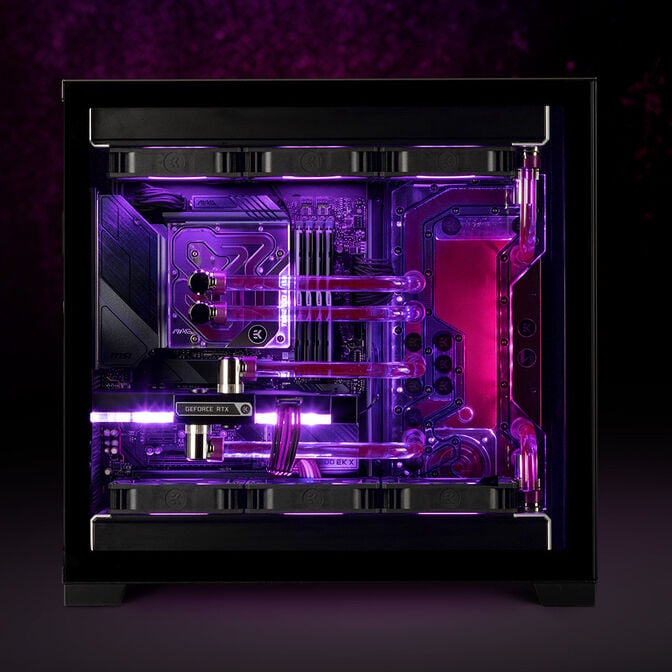 EK Water Blocks EK-Mana G2 PC-O11D EVO ARGB Distribution Plate, D5, D-RGB - Acrylic image number 5