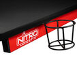 Nitro Concepts D12 Gaming Desk - schwarz/rot image number null