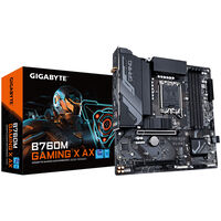 GIGABYTE B760M Gaming X AX Mainboard, Sockel 1700, Intel B760, Micro-ATX, DDR5