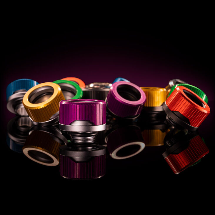EK Water Blocks EK-Quantum Torque Compression Ring, 6-pack, STC 16 - purple image number 4