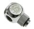 Bitspower Adapter T-Splitter G1/4 Zoll AG auf 2x G1/4 Zoll IG - drehbar, TII, silber glänzend image number null