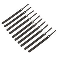 Kolink Velcro Hook and Loop Cable Ties - 10 Pack, 150mm, Black