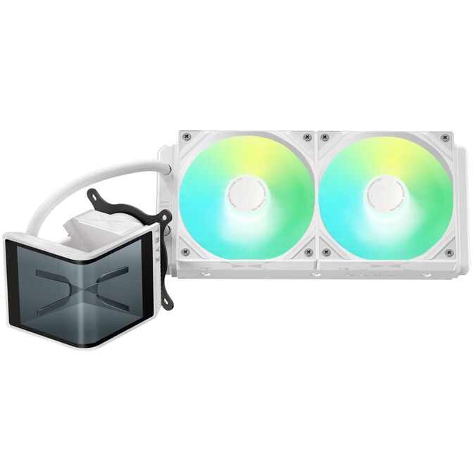 Jonsbo D32 PRO PC Case + TRYX PANORAMA SE Complete Water Cooling, ARGB - 240mm, White image number 3
