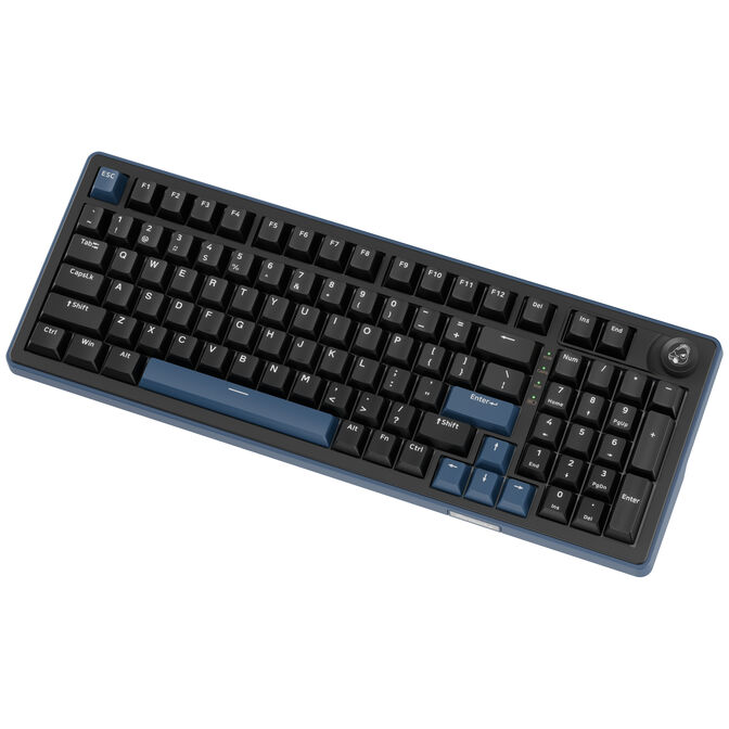 Ducky OK-M 98 Gaming-Tastatur, 98%, Hot-Swap-f&auml;hig, RGB, ANSI - KTT Wine Red Switches image number 3