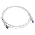 InLine Patchkabel Cat.6A, S/FTP (PiMf), 500MHz, wei&szlig; - 1,5m image number null