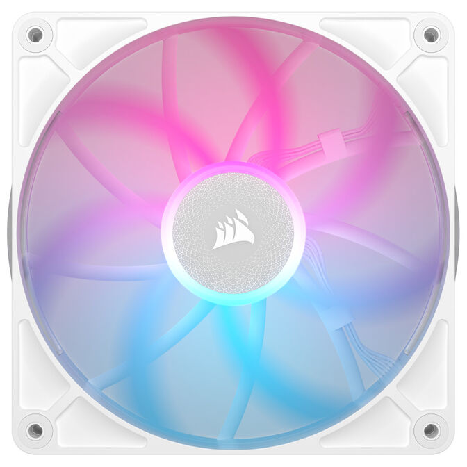 Corsair iCUE LINK RX140 RGB Series, PWM Fan 2-Pack - 140mm, white image number 2
