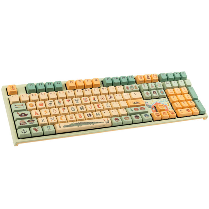 Ducky x Dimanche One 2 Pro Gaming Keyboard, Peter Pan - Varmilo V2 Iris (US) image number 0