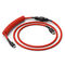 Glorious Coiled Cable Crimson Red, USB-C to USB-A, 1.37m - red/black
