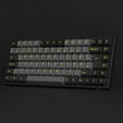 AKKO Black & Gold 3084B Plus Gaming Tastatur, RGB &ndash; Akko V3 Cream Yellow Pro Switches, ISO DE, schwarz & gold image number null