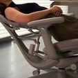 LiberNovo Omni Ergonomischer Stuhl, aktive R&uuml;ckenlehne, Massage - grau image number null
