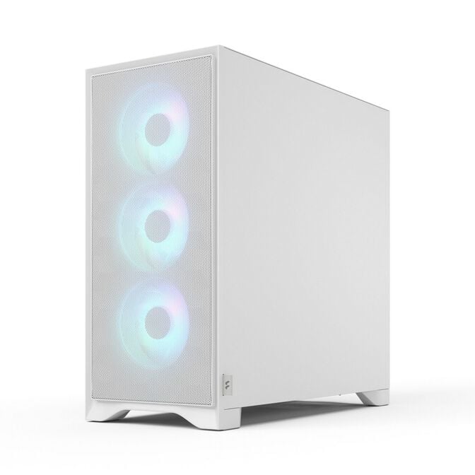Fractal Design Pop 2 Air TG RGB PC-Geh&auml;use, Midi-Tower, ATX, Tempered Glass - inklusive 3x 120-RGB-mm-L&uuml;fter, wei&szlig; image number 2