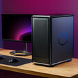 Cooler Master MasterFrame 500 Mesh ARGB PC Case, Mid-Tower, E-ATX, Tempered Glass - Black image number null