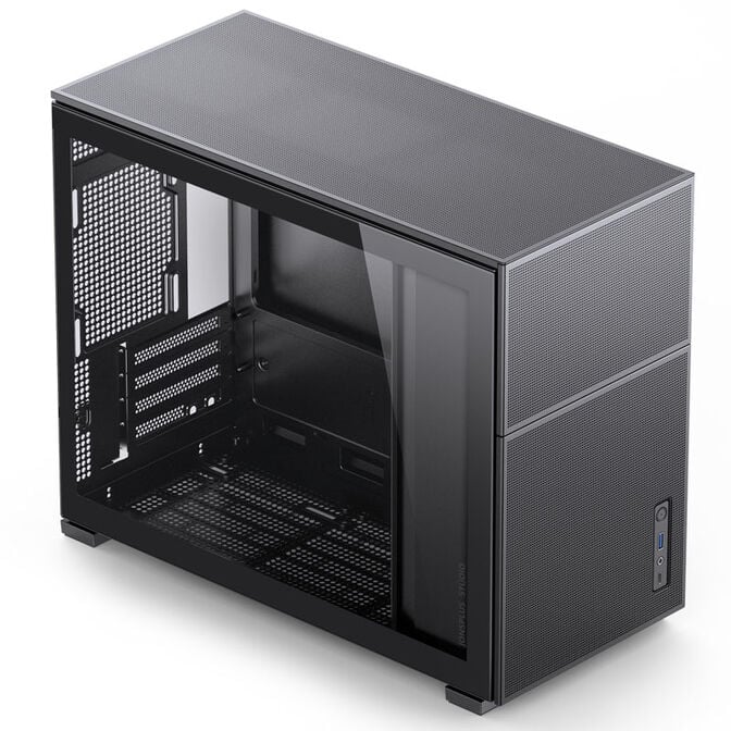 Jonsbo D31 MESH Micro-ATX Geh&auml;use, Tempered Glass - schwarz image number 1