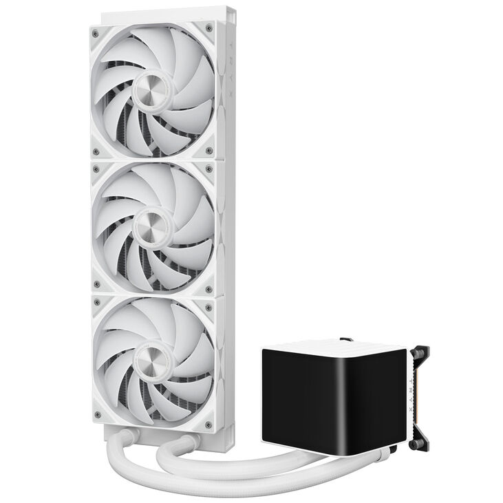 TRYX PANORAMA 360 AiO Water Cooling, 3D-AMOLED Display - 360mm, white image number 3