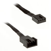 SilverStone PWM-Verl&auml;ngerungskabel 30cm - schwarz