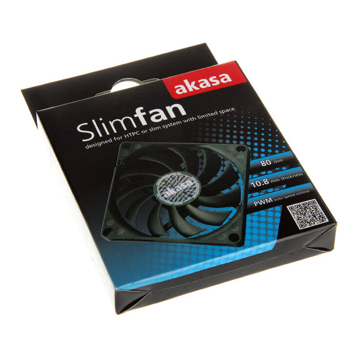 Akasa AK-FN076 Slimline PWM Fan - 80mm image number 3