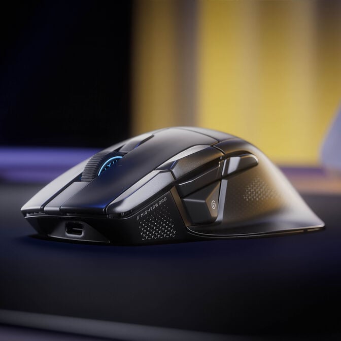 Corsair Nightsword v2 kabellose Gaming-Maus, optischer Sensor, 8.000Hz, RGB- schwarz image number 6