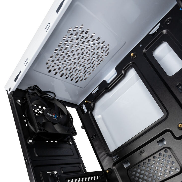 Aerocool Cylon Mini Micro-ATX Gehäuse, Acrylglas - weiß Window image number 9