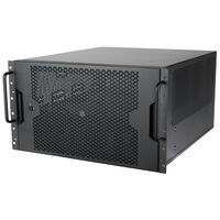 SilverStone RM600 Rackmount-Gehäuse, E-ATX / SSI-EEB, 6U-Formfaktor - dunkelgrau