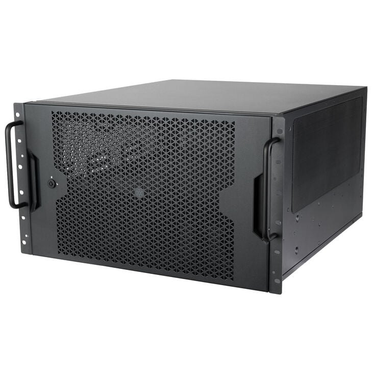 SilverStone RM600 Rackmount Case, E-ATX / SSI-EEB, 6U Form Factor - dark grey image number 0