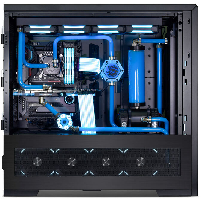 Lian Li V3000 Plus Big-Tower - schwarz image number 8