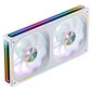 Jonsbo ZA-240 Fan, Reverse Blade, PWM, ARGB - 240mm, white