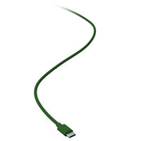 Cherry Xtrfy USB-C auf USB-A Tastatur-Kabel, Standard, Braided - Forest Green