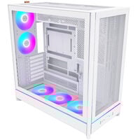 Montech HS01 PRO PC case, Midi Tower, ATX, aRGB, Tempered Glass - white