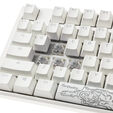 Ducky One 3 Classic Pure White Gaming Tastatur, RGB LED - MX-Speed-Silver (US) image number null