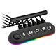 Streamplify HUB DECK 5, 4x USB 3.0, 1x USB 2.0, RGB, 12V, EU-Netzkabel - schwarz