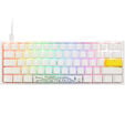 Ducky One 2 Pro Mini White Edition Gaming Tastatur, RGB LED - Gateron Yellow (US) image number null