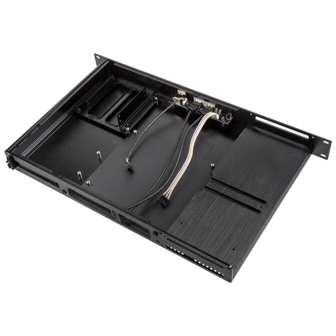 Akasa Galileo TU3 Thin-Mini-ITX 1U case, OEM - black image number 6