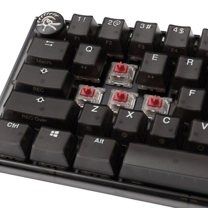 Ducky One 3 Aura Black Mini Gaming Keyboard, RGB LED - MX-Silent-Red (US) image number 4