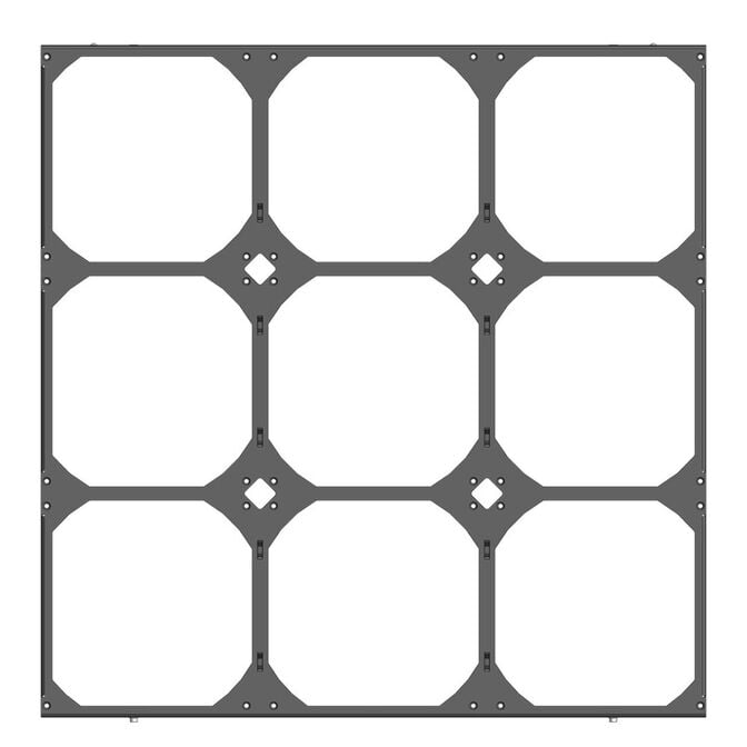Watercool MO-RA IV 400 Fan Frame - 140mm, Black image number 1
