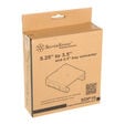 SilverStone SST-SDP10B Bay Converter 5,25 to 3,5 plus 2x 2,5 Zoll image number null